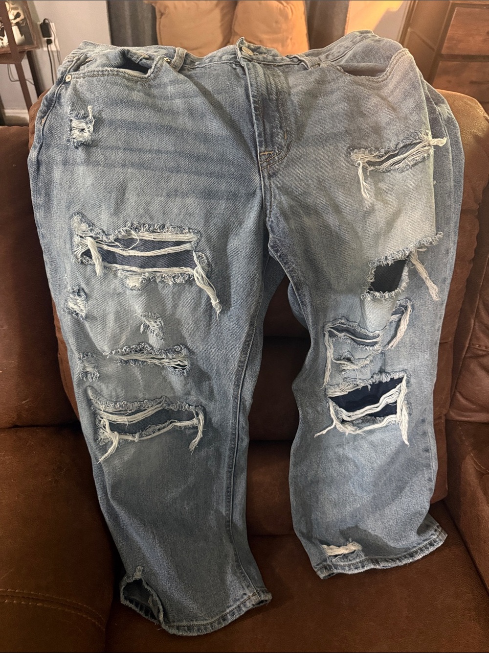 KanCan Light Blue Ripped Men’s Jeans